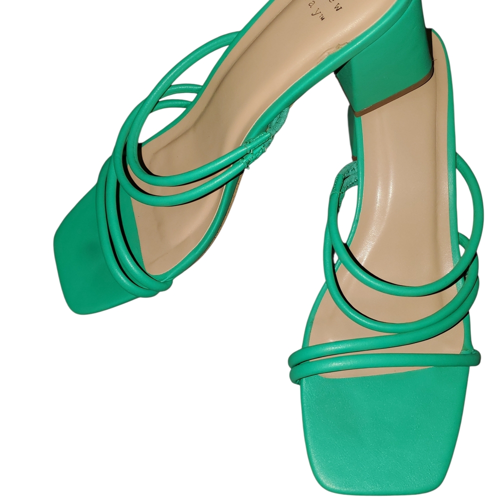 a new day Vibrant Green Strappy Heels